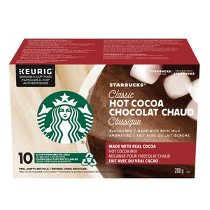 Starbucks Coffee Pods Classic Hot Cocoa 10 K-Cups 209 g - Voilà