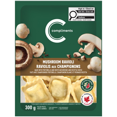 Compliments Pasta Ravioli Mushroom 300 g