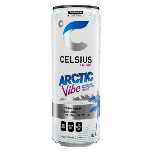 Celsius Energy Drink Arctic Vibe Sparkling Frozen Berry Edition 355 ml (can)