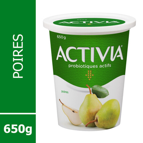 Activia Yogurt With Probiotics Pear Flavour Tub 650 g