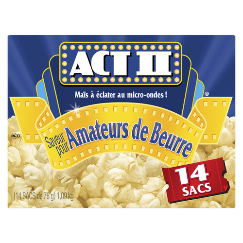 Act II Popcorn Butter Lovers 1.092 kg