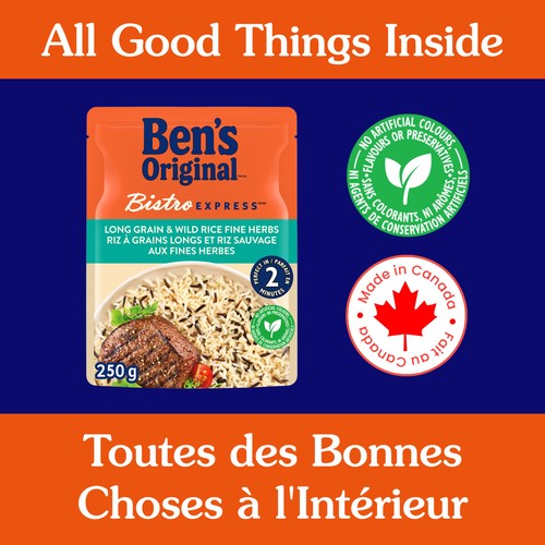 Ben's Original Bistro Express Long Grain & Wild Rice Fine Herbs 250 g