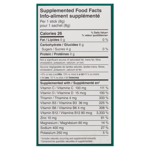No Days Wasted Drink Mix Hydration Replenisher Watermelon Lemonade 5 x 8 g