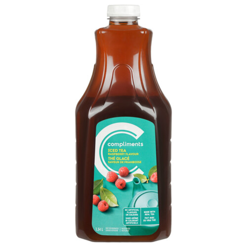 Compliments Iced Tea Raspberry Flavour 1.54 L (bottle)