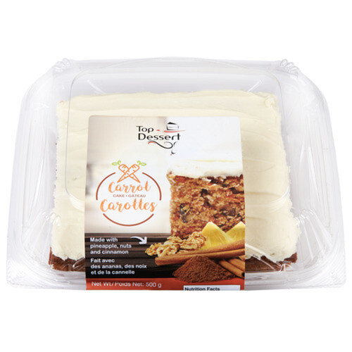 Top Dessert Frozen Carrot Cake 500 g