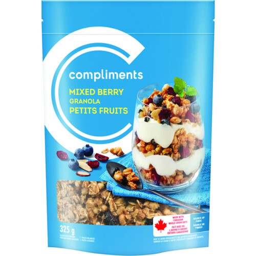 Compliments Granola Mixed Berry 325 g