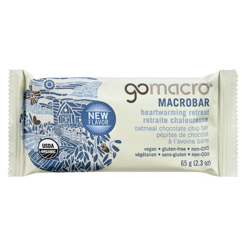 GoMacro Organic Bar Oatmeal Chocolate Chip 65 g