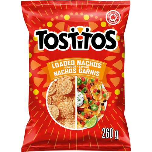 Tostitos Tortilla Chips Loaded Nachos Flavour 260 g