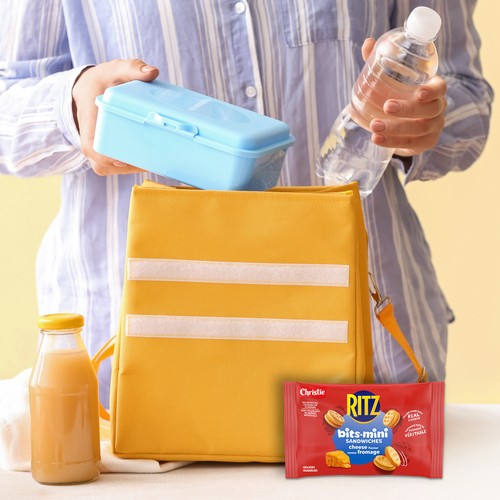 Ritz Crackers Bits Sandwiches Snack Pack Cheese Flavoured 10 x 28 g