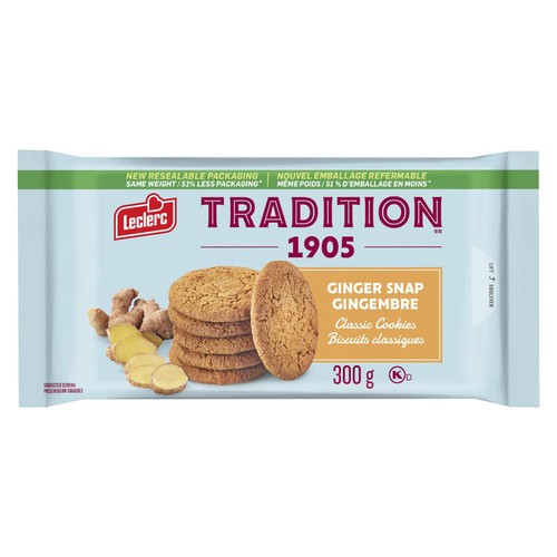 Leclerc Tradition Cookies Ginger Snap 300 g