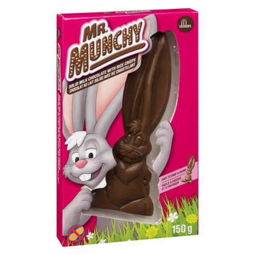 Allan Mr Munchy Solid Bunny Milk Chocolate With Rice Crisps 150 g