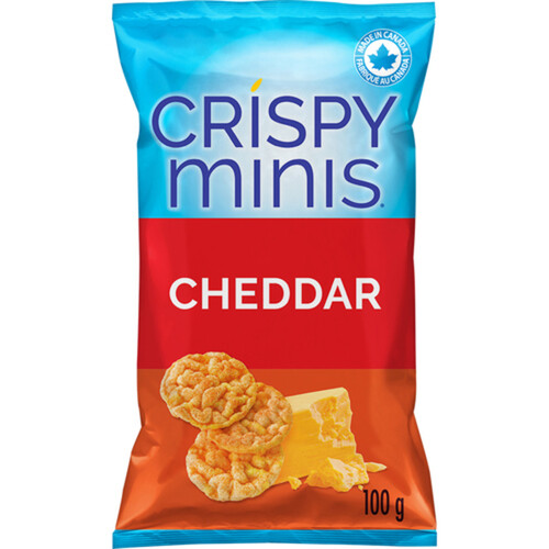 Quaker Gluten-Free Crispy Minis Rice Chips Cheddar 100 g
