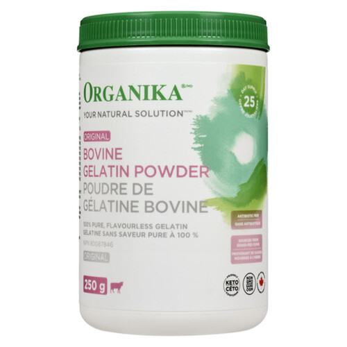 Organika Health Products Boivine Gelatin Powder 250 g