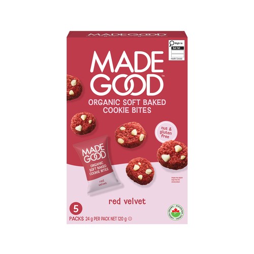 MadeGood Mini Cookies Soft Baked Red Velvet 5 Pack