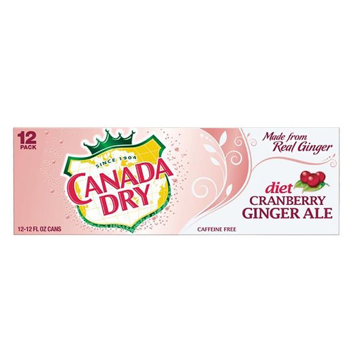 Canada Dry Diet Gingerale Cranberry 12 x 355 ml