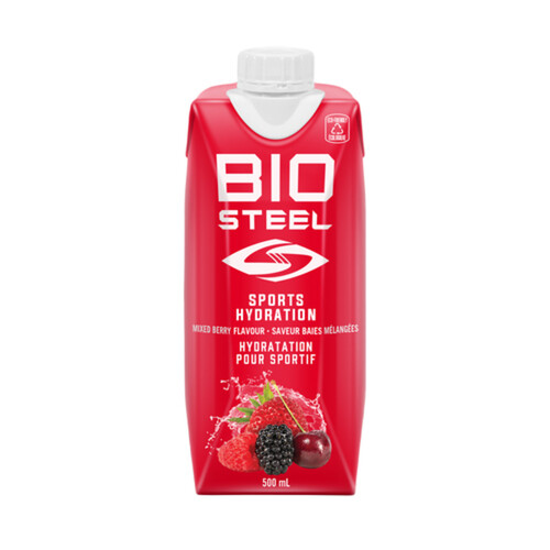 BioSteel Sports Drinks Mixed Berry 12 x 500 ml