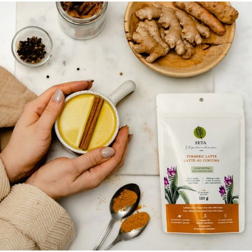 Seta Plant Based Latte Blend Tea Turmeric 120 g