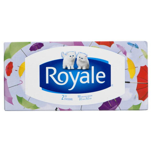 Royale Facial Tissue 2 Ply 100 Sheets 1 Box