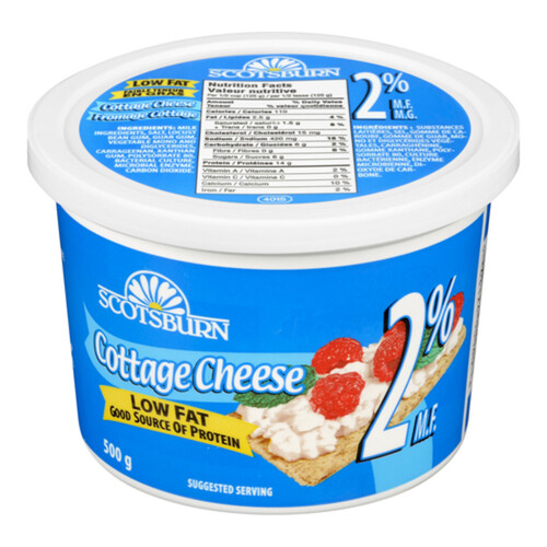 Scotsburn 2% Cottage Cheese Low Fat 500 g