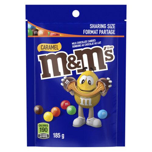 M&M's Milk Chocolate Candies Caramel Sharing Bag 185 g