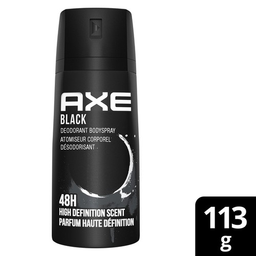 Axe Dual Action Deodorant Body Spray Black Variant 113 g