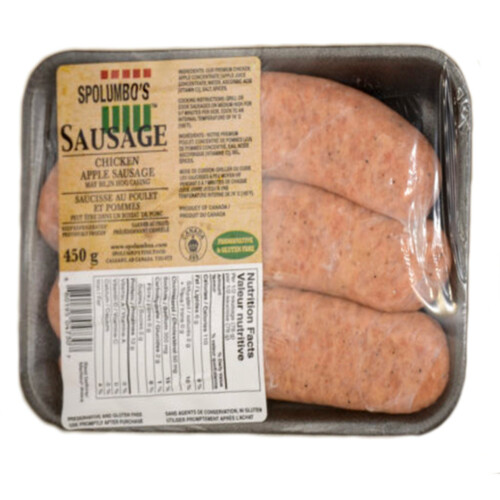 Spolumbo's Frozen Sausage Apple Chicken 450 g