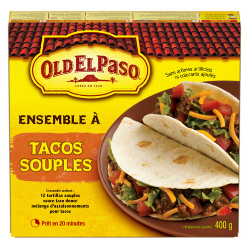 Old El Paso Soft Taco Dinner Kit 400 g