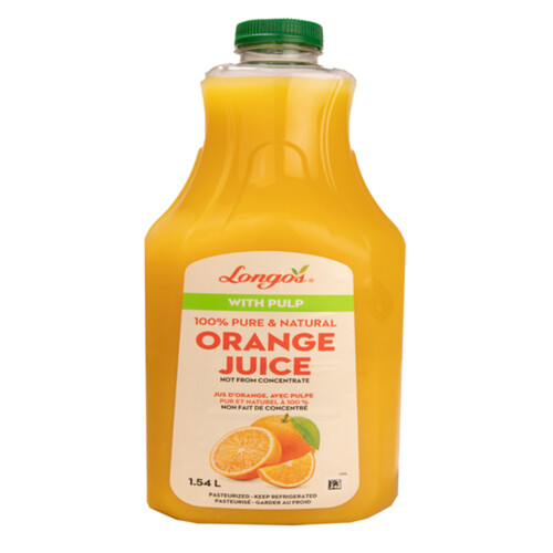 Longo's Orange Juice With Pulp 1.54 L