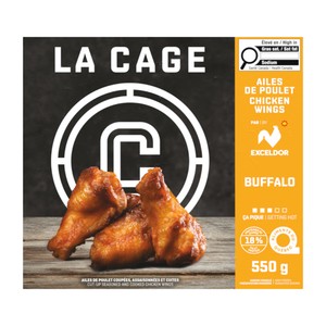 La Cage Ailes de poulet Buffalo 550 g