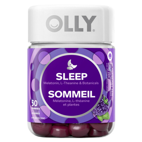 OLLY Sleep Supplement Gummies 50 Count