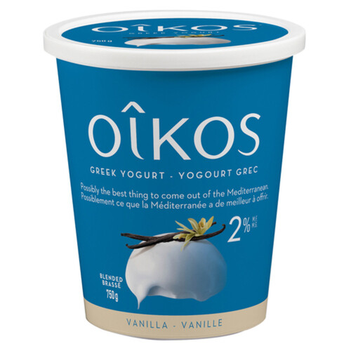 Oikos 2% Greek Yogurt Vanilla 750 g