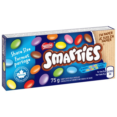 Smarties Candy Coated Milk Chocolate Share Size 75 g