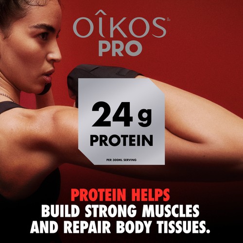 Oikos Pro High Protein Drinkable Yogurt Strawberry Banana 300 ml