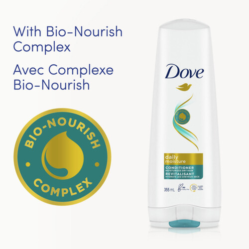 Dove Daily Moisture Conditioner Moisturizes With Bio-Nourish Complex 355 ml