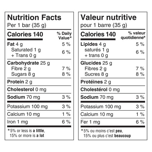 Val Nature Barres granola tendres mélange du randonneur chocolat noir 175 g