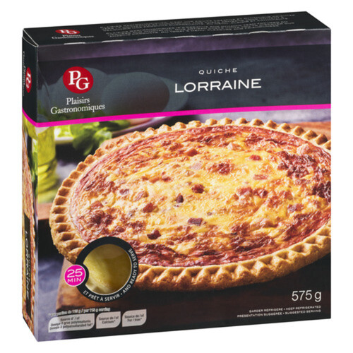 Plaisirs Gastronomiques Pie Lorraine Quiche 575 g 