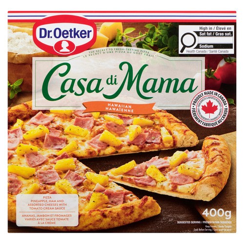 Dr. Oetker Casa Di Mama Frozen Pizza Hawaiian 400 g