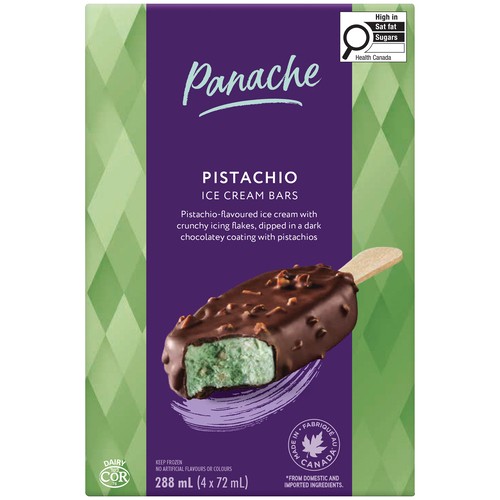 Panache Ice Cream Bar Pistachio 4 x 72 ml