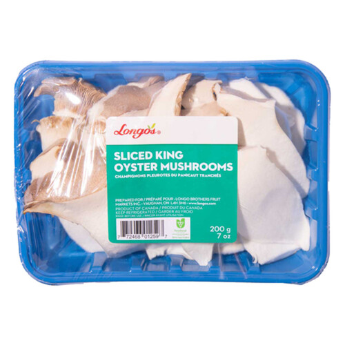 Longo's Mushrooms Sliced King Oyster 200 g