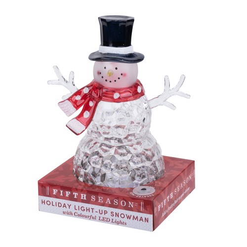 Snowman Acrylic Light Up 1 Count