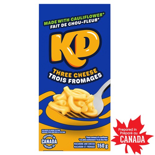 Kraft Dinner Macaroni And Cheese Vegetables Three 150 g