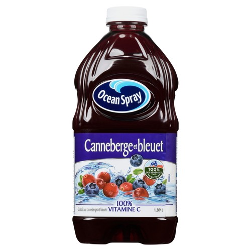 Ocean Spray Juice Cocktail Cranberry Blueberry 1.89 L (bottle)