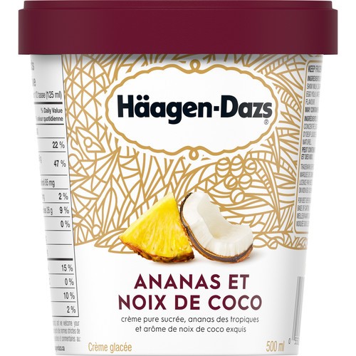 Häagen-Dazs Ice Cream Pineapple Coconut 500 ml