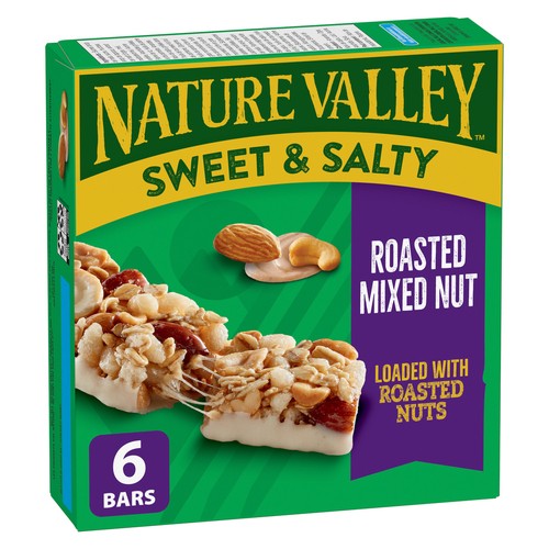 Nature Valley Chewy Granola Bars Sweet & Salty Roasted Mixed Nut 210 g