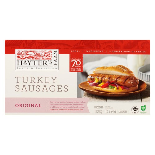 Hayter's Farm Turkey Sausage Original 1.13 kg