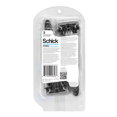 Schick Disposable Razors Hydro Ultimate Comfort 3 Pack
