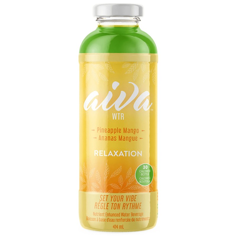 Aiva Nutrient Enhanced Water Relaxation Pineapple Mango 414 ml (bottle ...