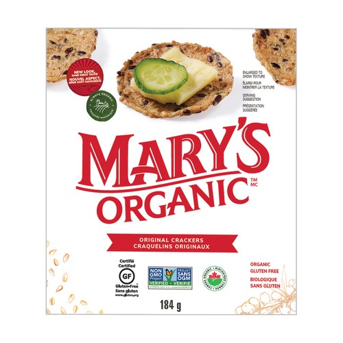 Mary's Organic Gluten-Free Crackers Original 184 g