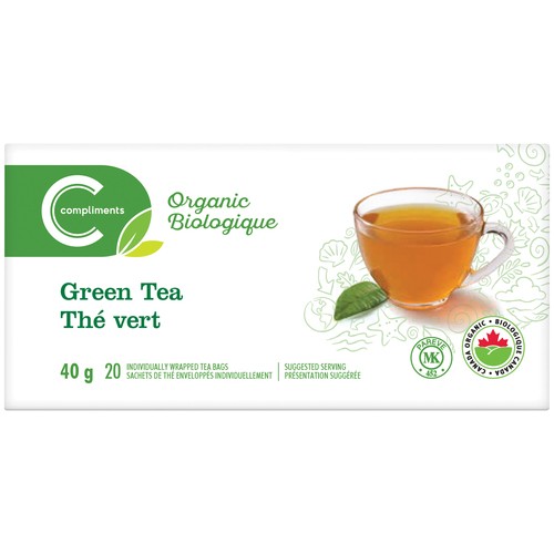 Compliments Organic Green Tea 40 g