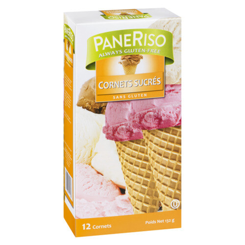 Pane Riso Always Gluten-Free Sugar Cones 12 Pack 132 g